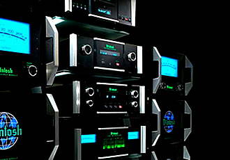 Crestron, Runco Projectors, McIntosh Audio Amplifiers